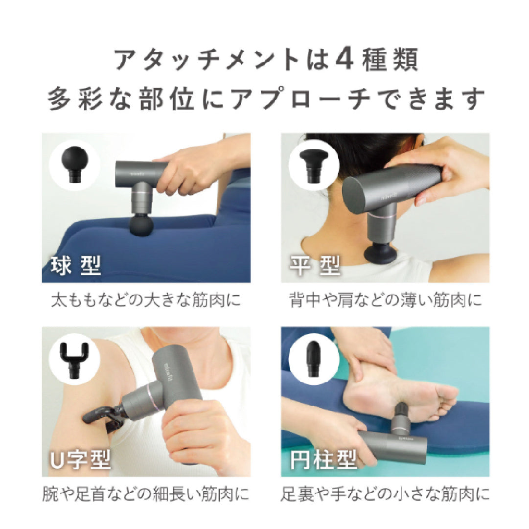 minefit Care Belt マッサージガン アタッチメントセット minefit ボディケアガン – minefitオンラインショップ